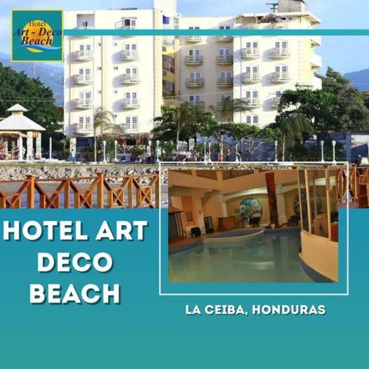 Hotel Art Deco Beach La Ceiba Esterno foto