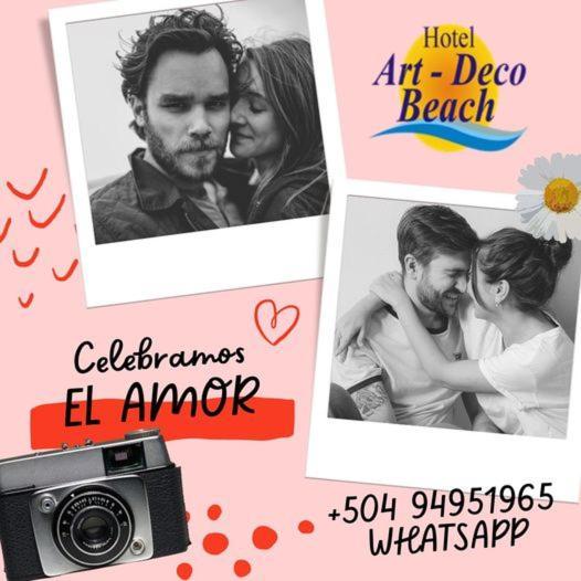 Hotel Art Deco Beach La Ceiba Esterno foto